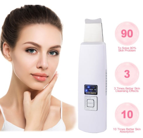 Ultrasonic Skin Scrubber – Deep Cleanser & Blackhead Remover