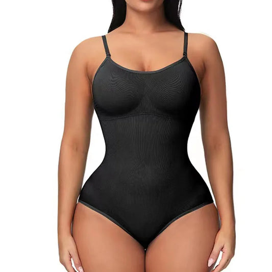 Elevé Sculpt Bodysuit – Seamless Basic Scoop Neck Compression Shaper